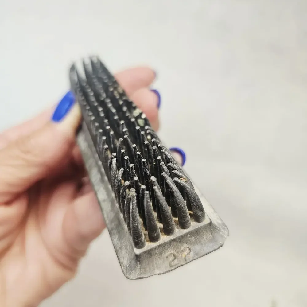 Vintage Metal Flower Frog Spikes rectangle ( 4.75